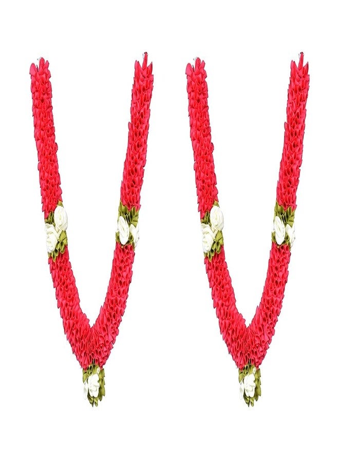 Veltic- Pack of Two Half Meter Garland-Dark Pink VE50DP - Image 1